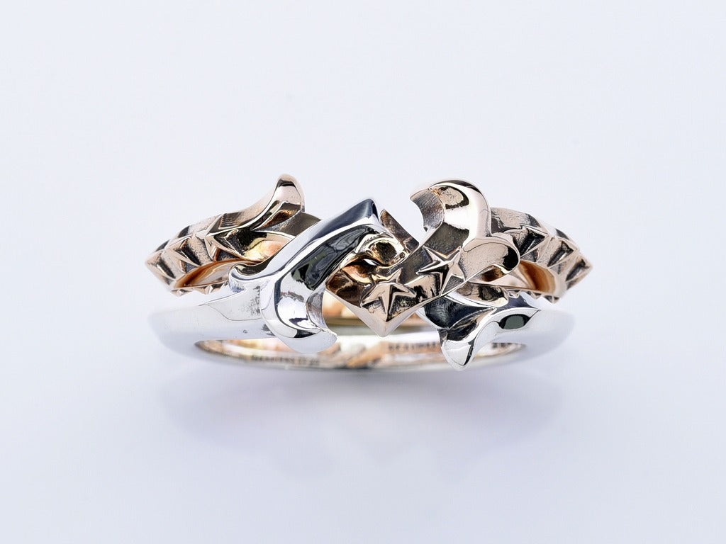 Deal Design Gimmel Ring with Star