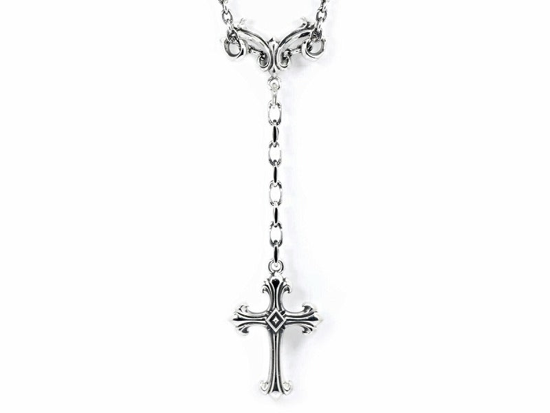 Lily Wave Rosary Pendant