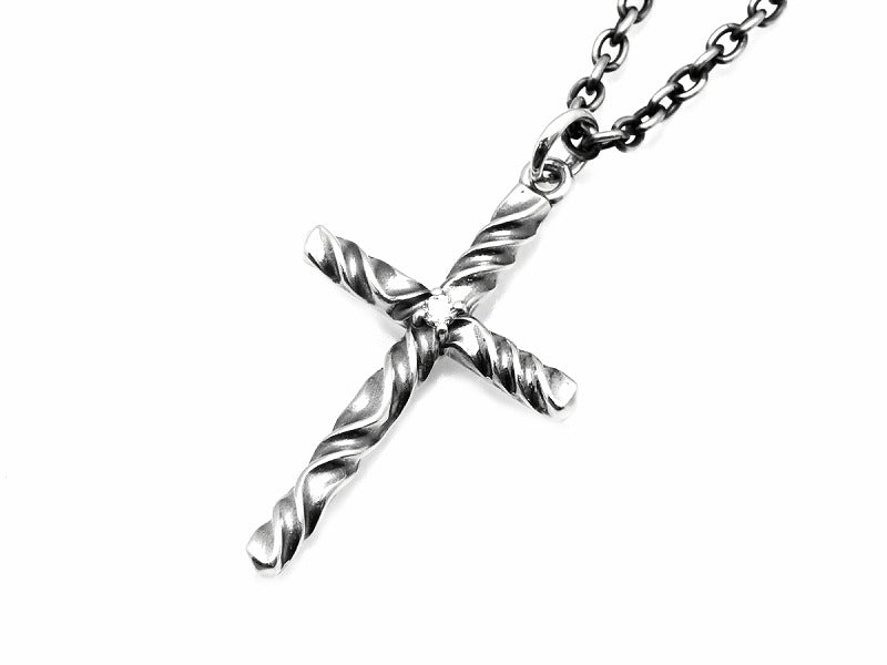 Reverse Twist Cross :Small 吊墜