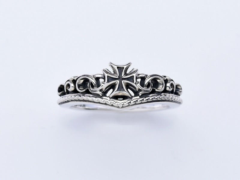 Deal Design Gate Tiara Cross Ring