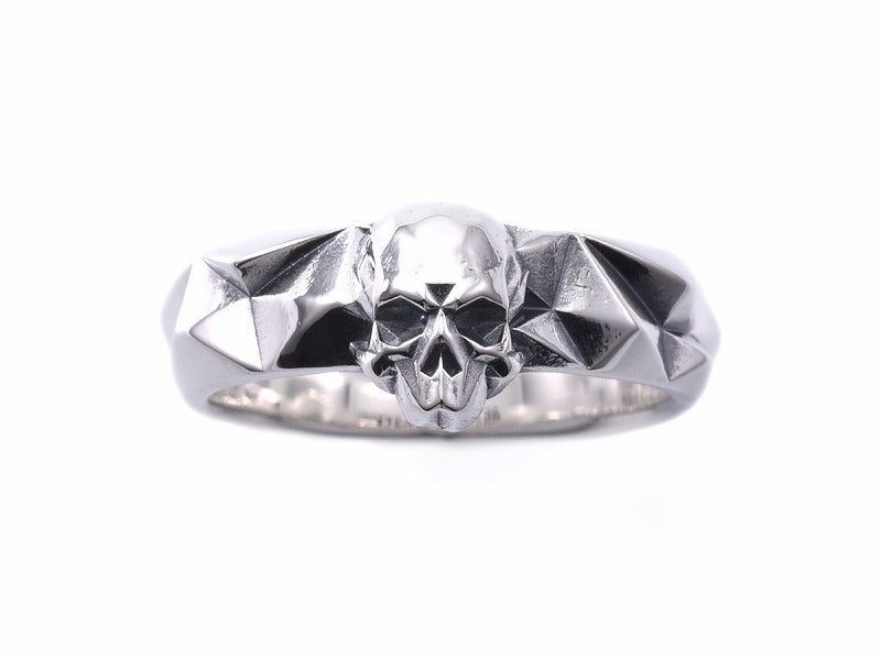 Deal Design Mirror Skull Ring