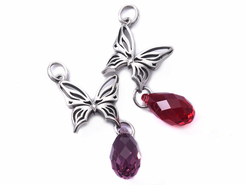 Deal Design Crystal Drop Butterfly Pendant