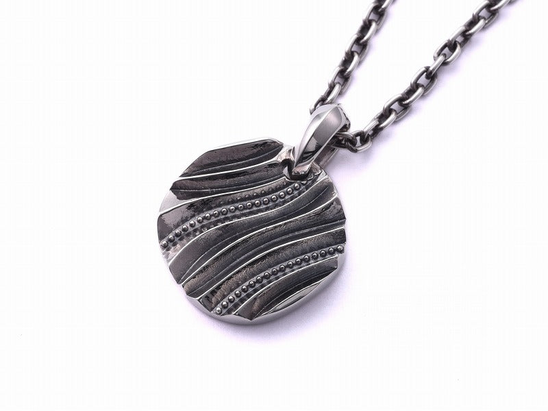 Deal Design Drape Cut Coin Pendant