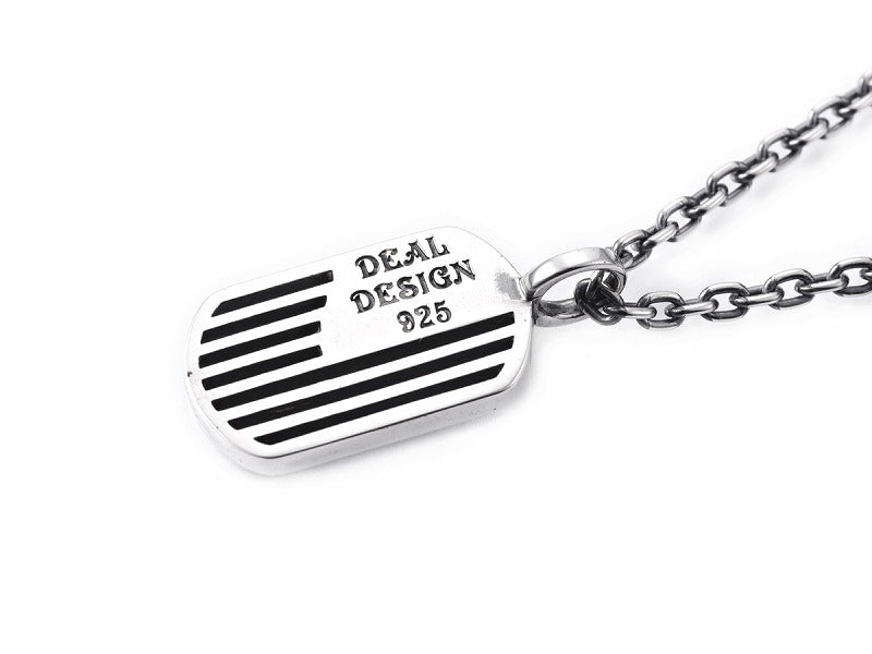 Cross & Stripes Pendant