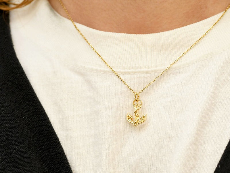 Tiny Build Anchor Pendant
