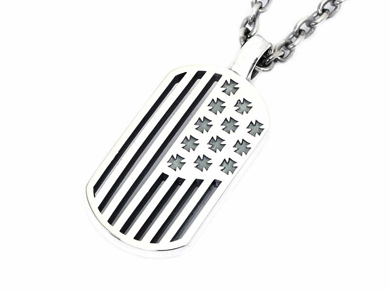 Crosses & Stripes : Large Pendant