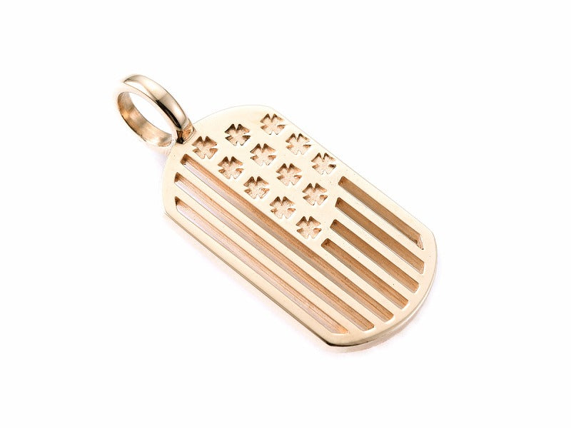 Cross & Stripes : K10 Pendant