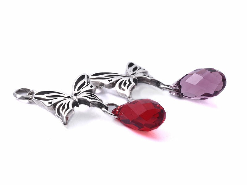 Deal Design Crystal Drop Butterfly Pendant