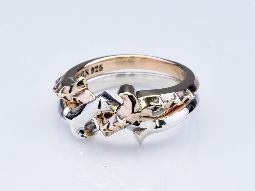 Deal Design Gimmel Ring with Star