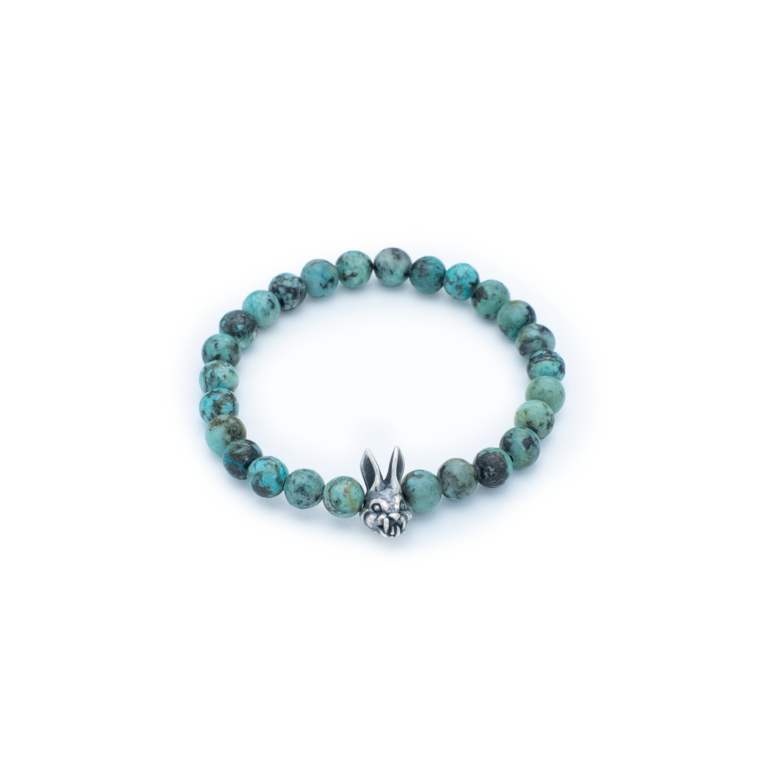 Mad Cult Evil Rabbit Stone Bracelet