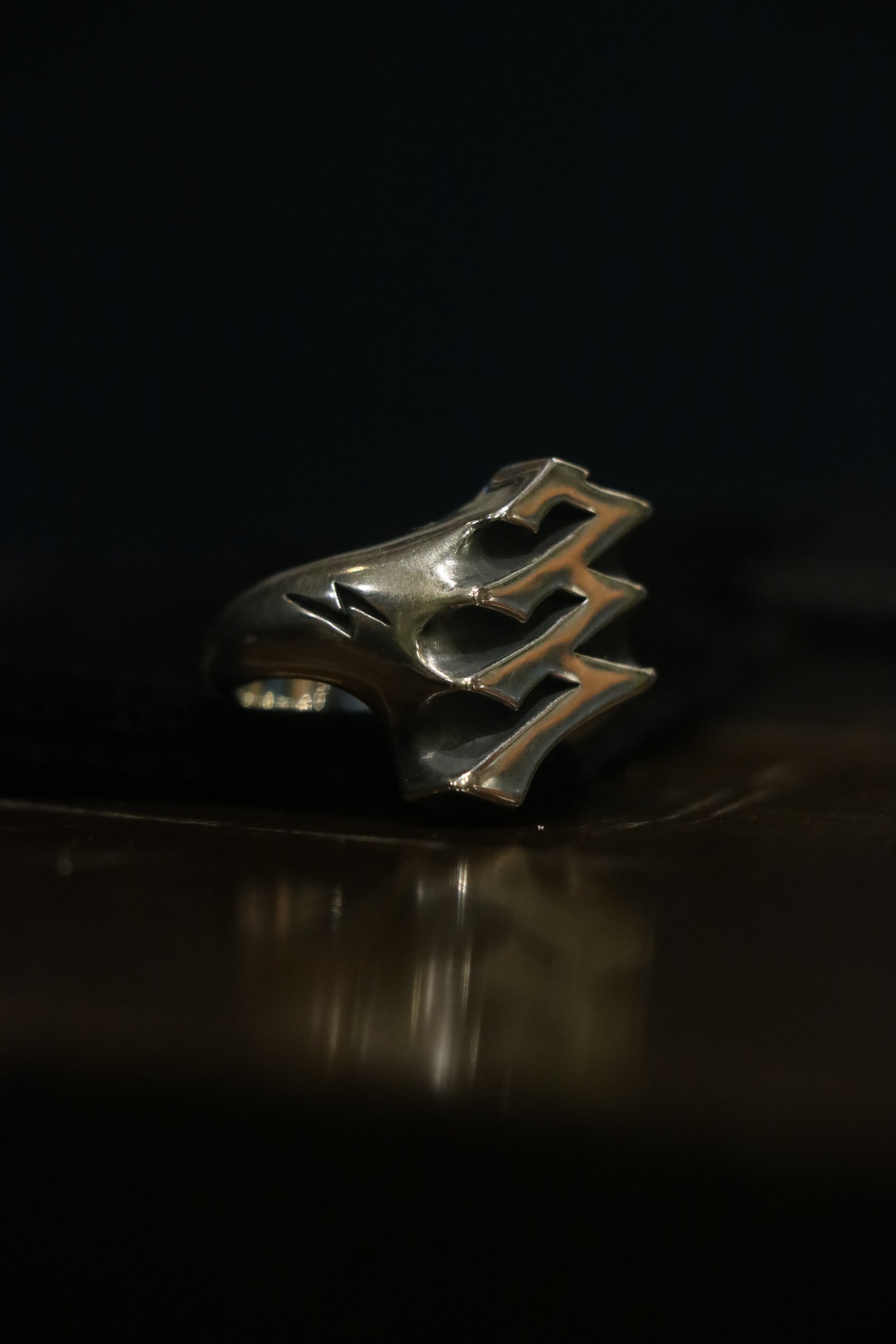 Mad Cult 777 Lightning Ring L