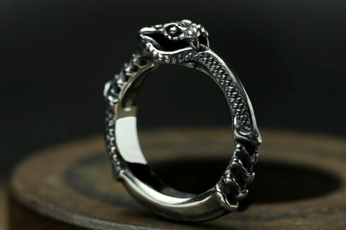 Mad Cult - Decayed Uroboros Ring_1