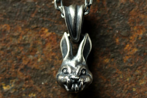 Mad Cult - Evil Rabbit Pendant w/ necklace_5