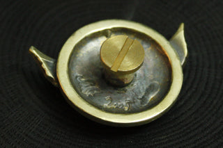 Mad Cult - Flying Wheel Brass Concho_4