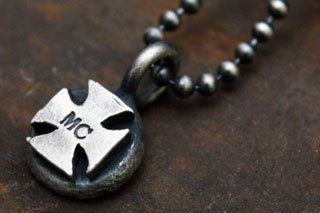 Mad Cult - Iron Cross Charm Pendant w/ Chain_2