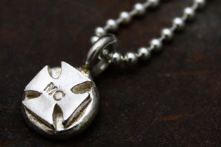 Mad Cult - Iron Cross Charm Pendant w/ Chain_4