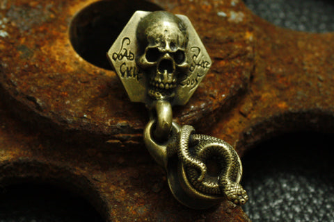 Mad Cult - Lock of flow Brass Wallet Ring_1