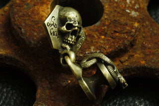 Mad Cult - Lock of flow Brass Wallet Ring_2