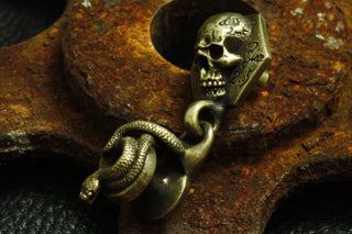 Mad Cult - Lock of flow Brass Wallet Ring_3