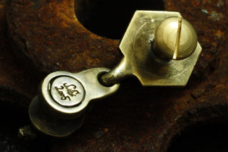 Mad Cult - Lock of flow Brass Wallet Ring_4