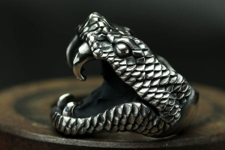 Mad Cult - Murder Snake XL Ring_5
