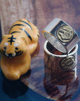 ROAD 18Kt Tiger Plain Ring 2