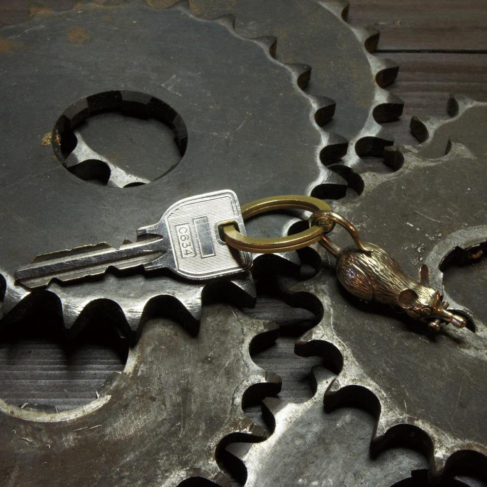 ROAD Busy Work Rat Brass Key Holder 2