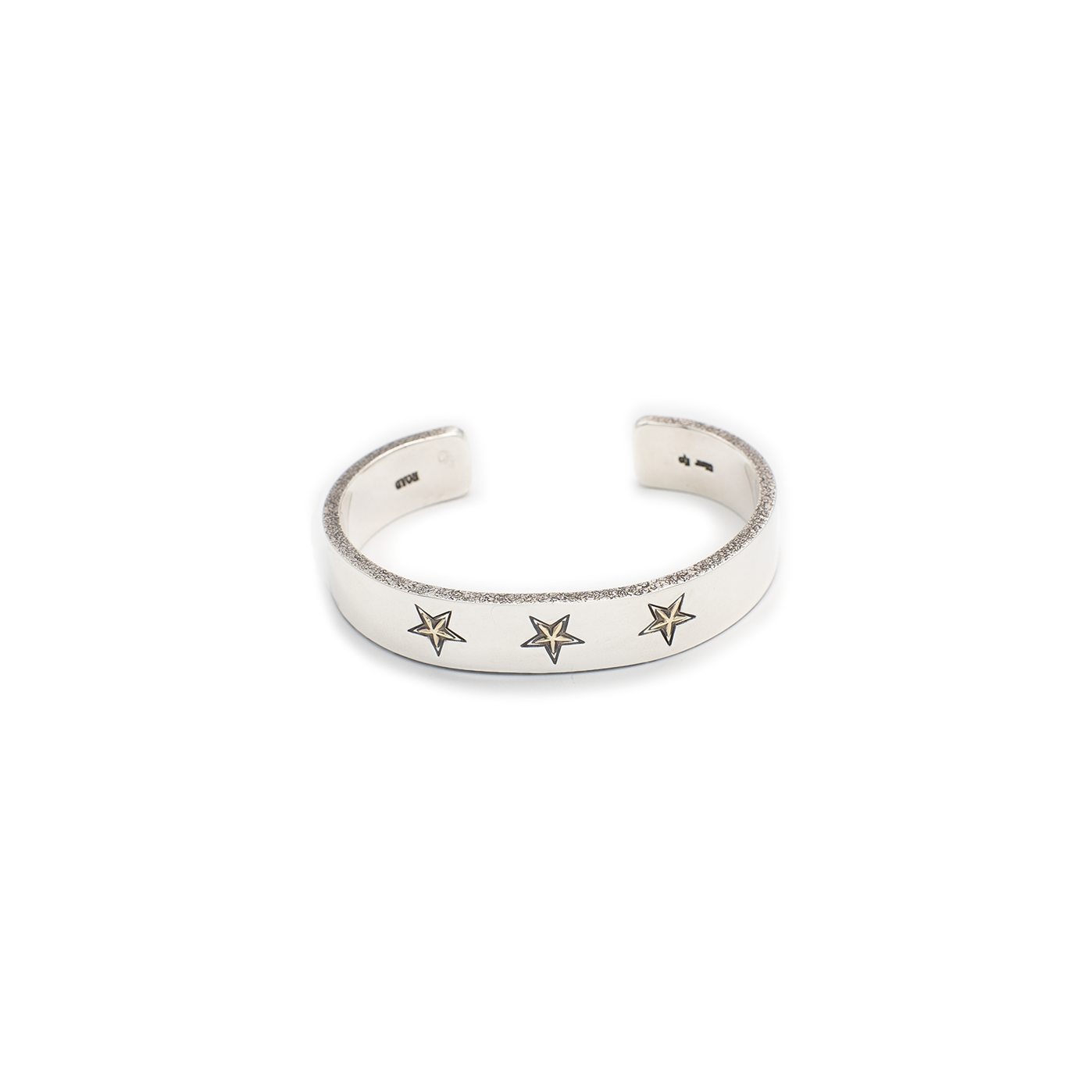 ROAD Three Star Plain Bangle 1