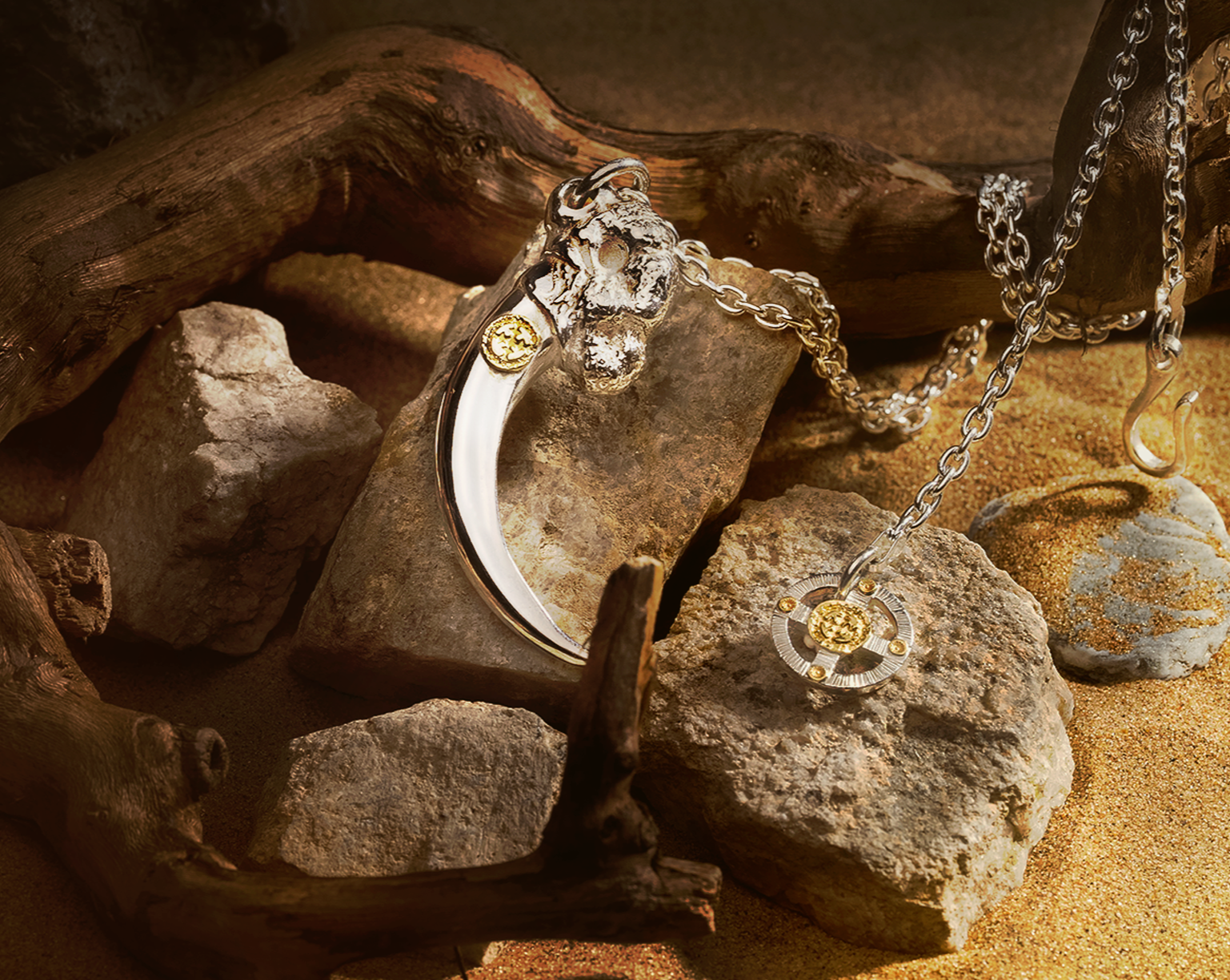 高瀬豪太 Sunshine Studio - 24K Gold Point Eagle Claw Pendant_2