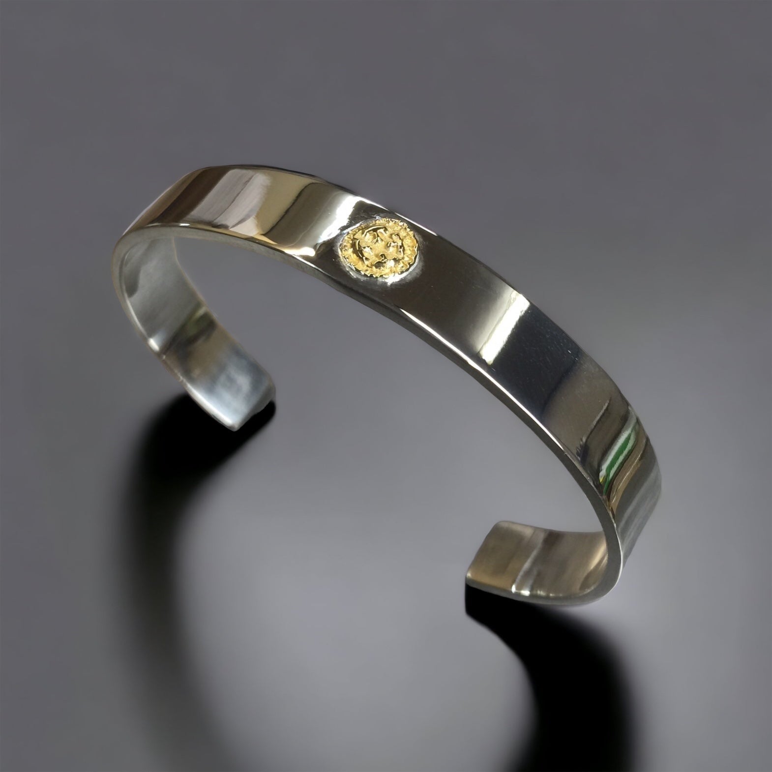 高瀬豪太 Sunshine Studio - 24K Gold Point Flat Bangle_3