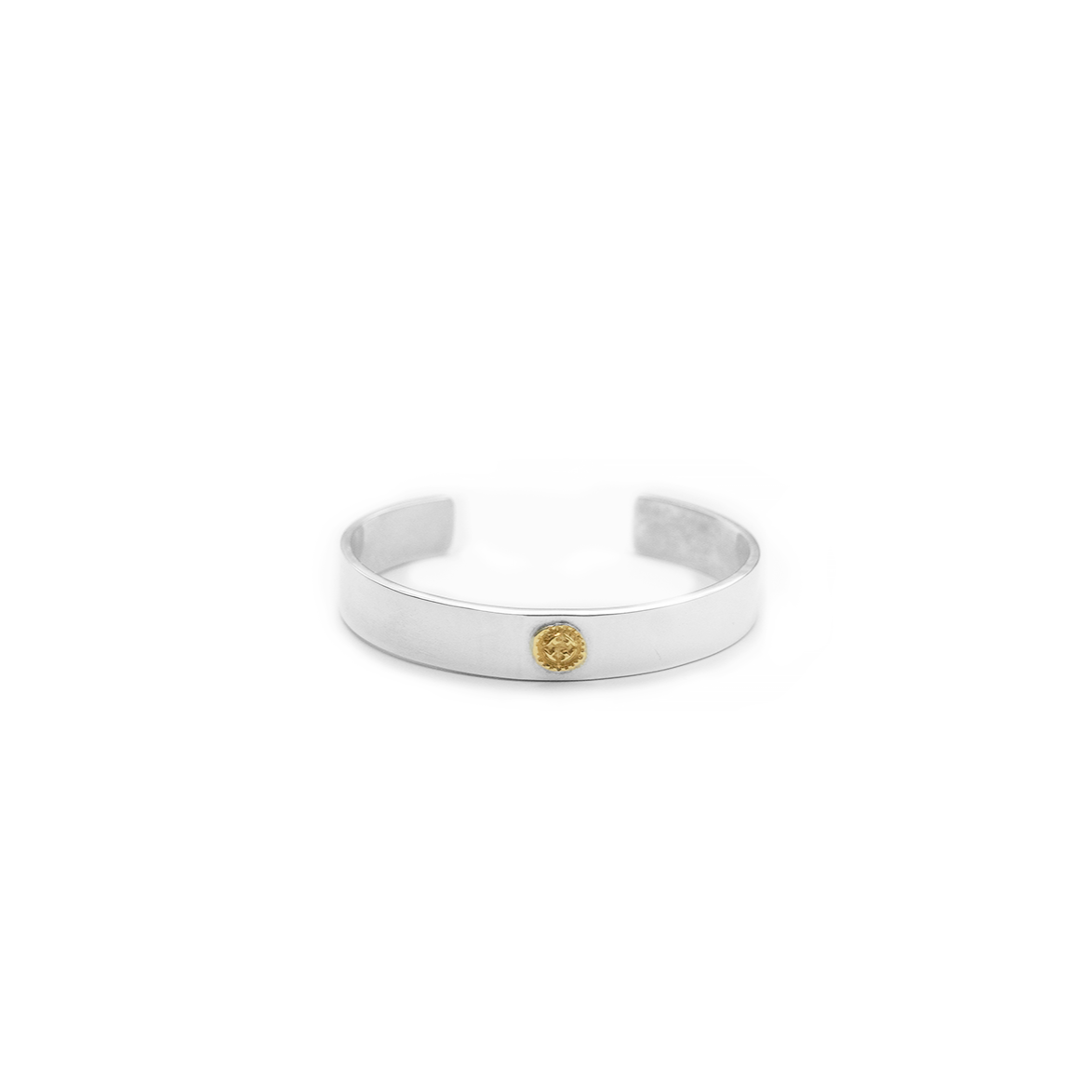 高瀬豪太 Sunshine Studio - 24K Gold Point Flat Bangle_5