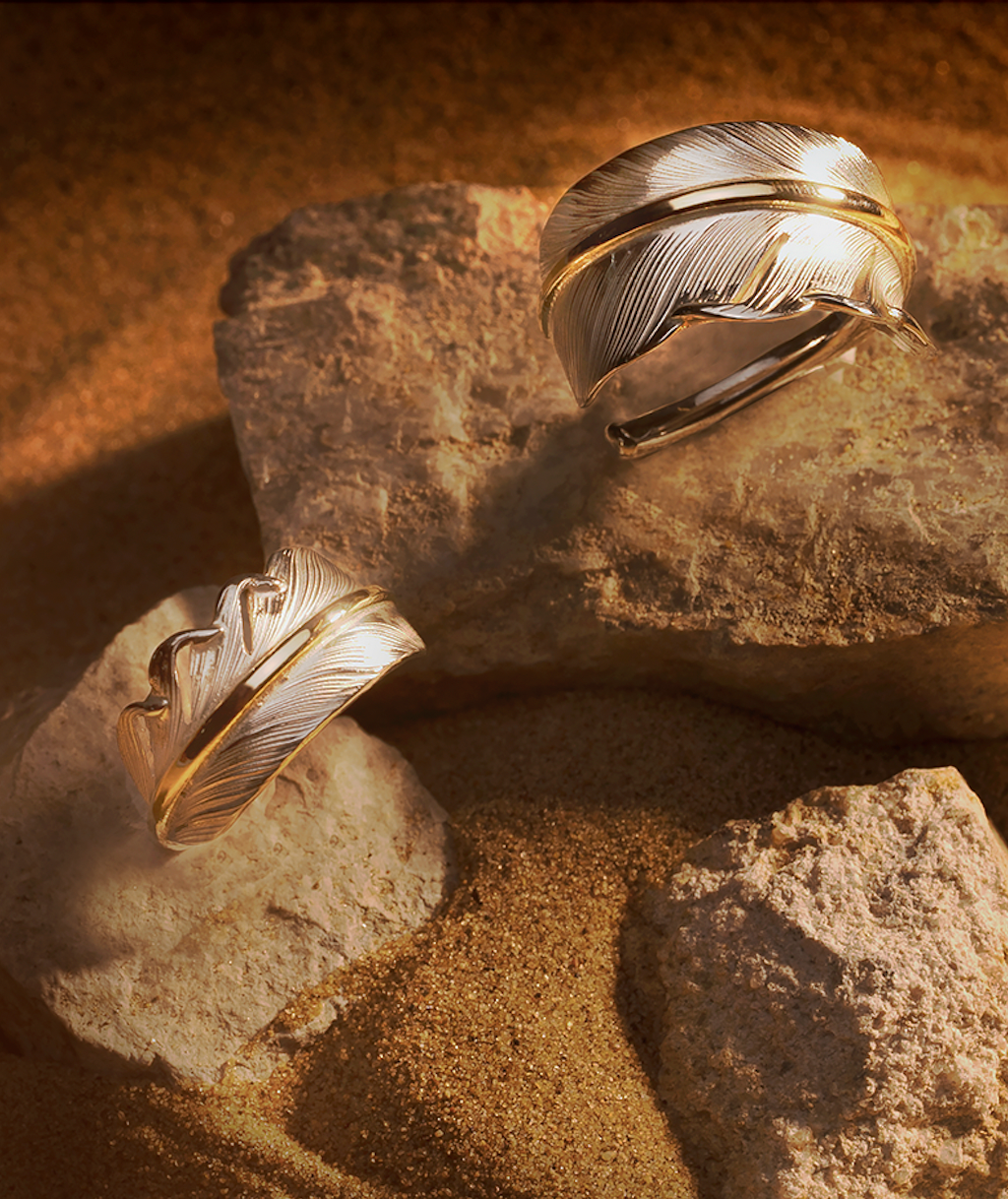 高瀬豪太 Sunshine Studio - 925 Silver Feather Ring L_5