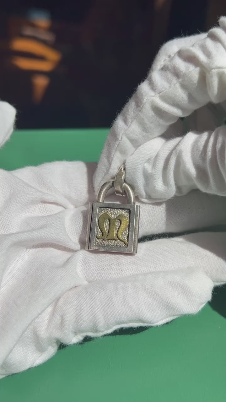 ROAD Alphabet Padlock Pendant 6