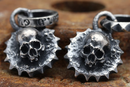 Mad Cult hk Death Sprocket 骷髏吊墜