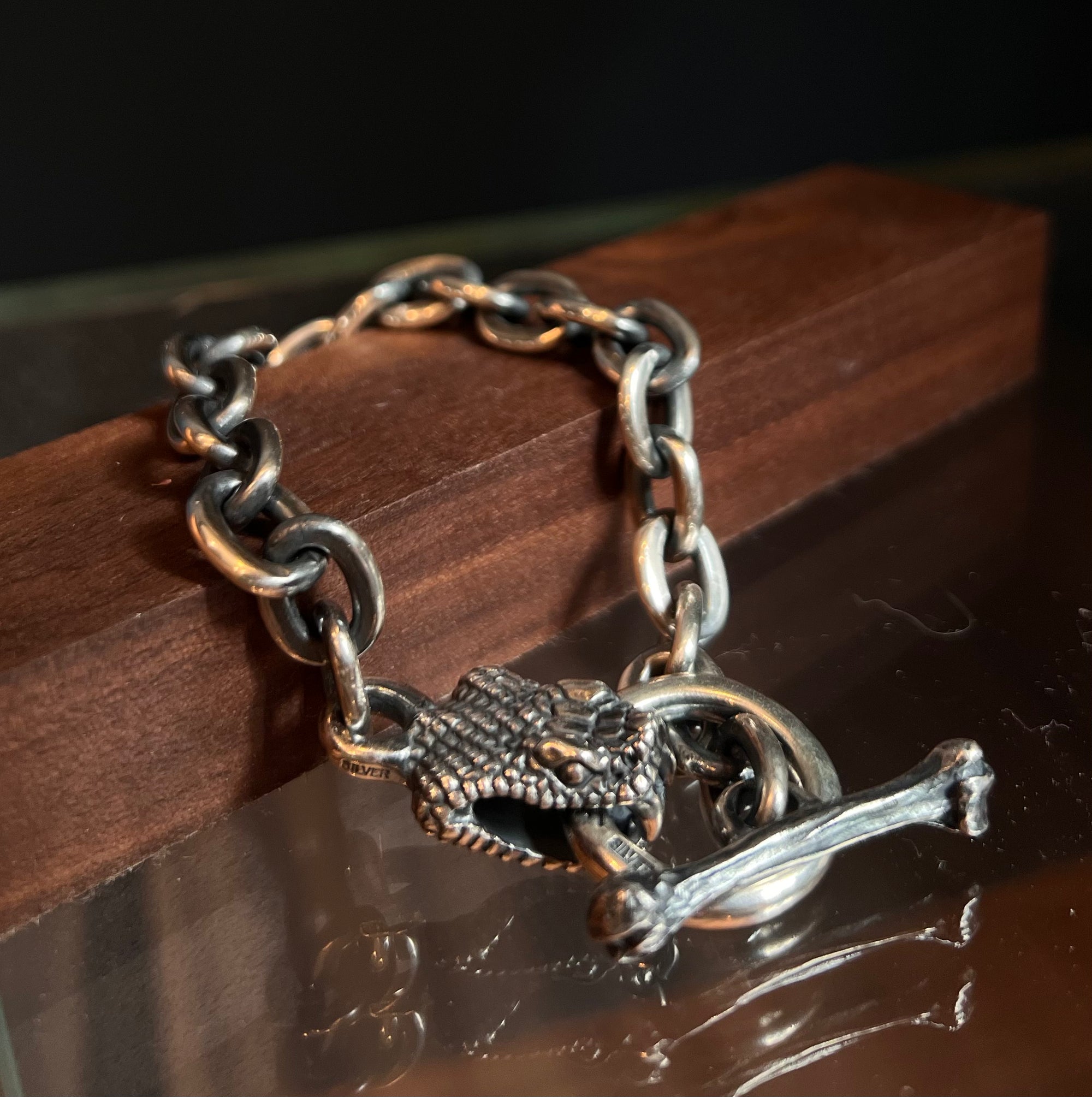 Mad Cult Murder Snake Biting Bracelet