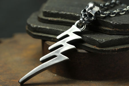 Mad Cult hk 777 Lightning 骷髏吊墜 S