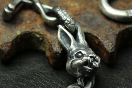 Mad Cult One Evil Rabbit 純銀手鏈