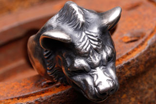 Mad Cult hk Hyena Head 純銀戒指