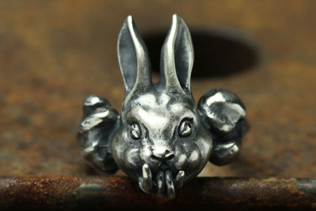 Mad Cult hk Evil Rabbit 戒指M