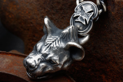 Mad Cult hk Hyena Head 吊墜