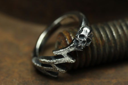Mad Cult 777 Lightning rust Ring S