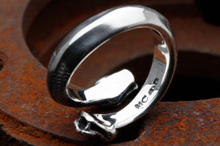 Mad Cult Double Head Snake Ring