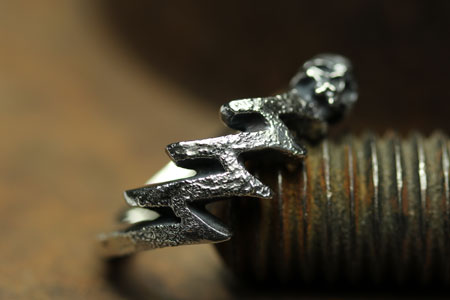 Mad Cult 777 Lightning rust Ring S