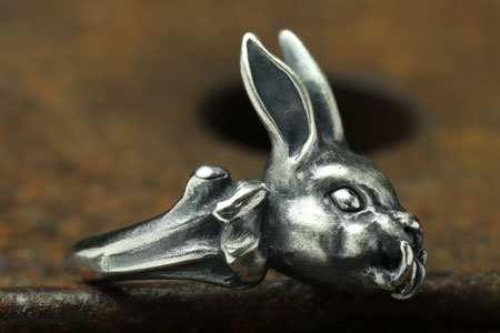 Mad Cult hk Evil Rabbit 戒指M