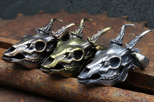 Mad Cult hk Deer Skull Head 鹿頭吊墜