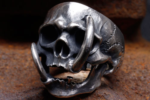 Mad Cult Memento Mori 純銀骷髏戒指