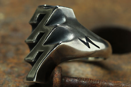 Mad Cult 777 Lightning Ring L