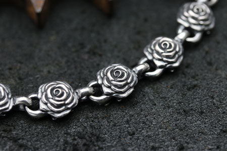 Mad Cult Rose 純銀手鏈