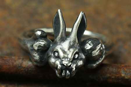 Mad Cult Evil Rabbit Ring S