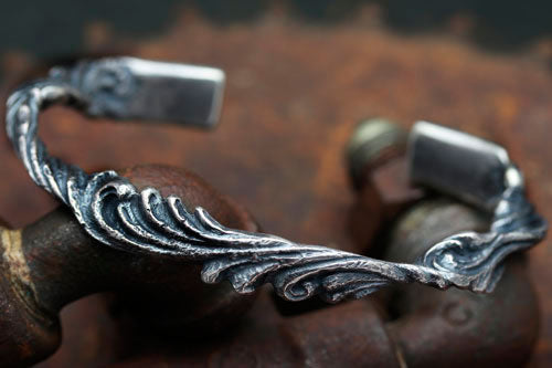 Mad Cult Vintage Twist Flow 純銀手鈪